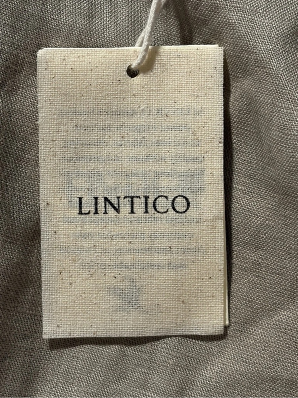 LINTICO 100% Linen Camisole Dress QEARL XL Beach Boho Coastal Minimalist Tan - Picture 10 of 15